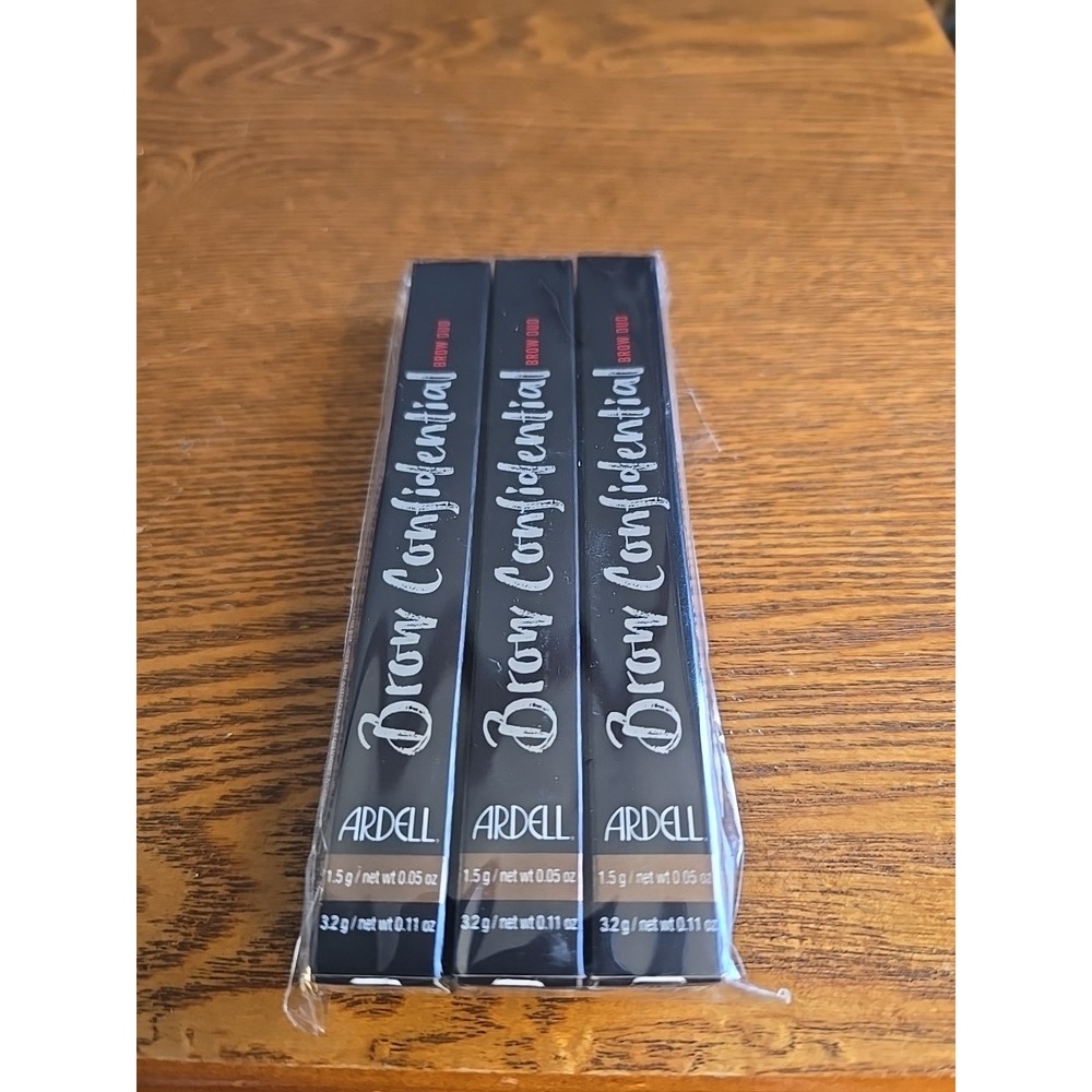Ardell Brow Confidential Brow Duo Dark Brown! Great Deal! Lot Of 3 NWT
